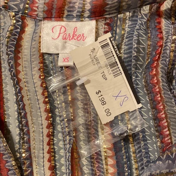 Striped Multicolor Women's Top - Picture 2 of 4